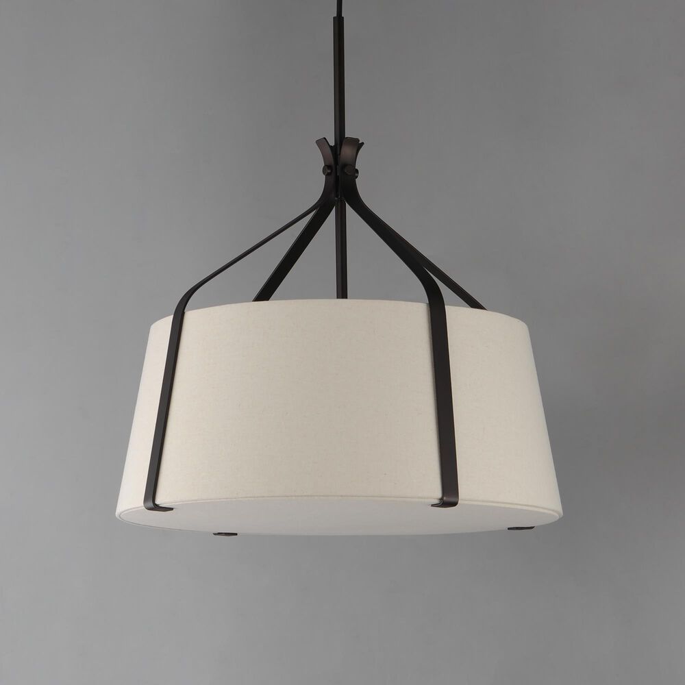 Maxim Lighting Bandera 20" 3-Light Pendant in Dark Bronze, , large