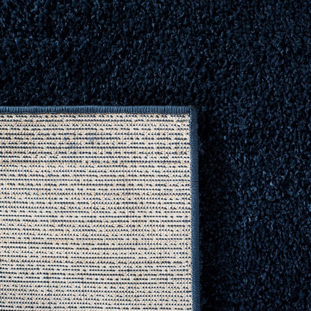 Safavieh August Shag AUG553M 6&#39;7&quot; Square Navy Area Rug, , large