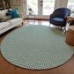 Dalyn Rug Company Hinton 6" Round Green Indoor/Outdoor Area Rug, , large