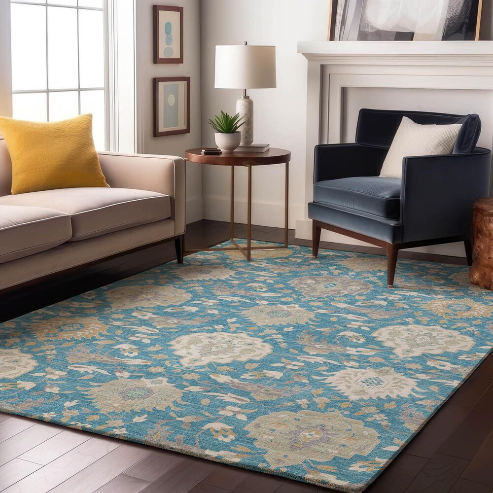 Dalyn Rug Company Tabrook TB4 Blue 10&#39; x 14&#39; Area Rug, , large