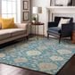 Dalyn Rug Company Tabrook TB4 Blue 10" x 14" Area Rug, , large