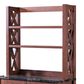 Furniture of America Plummer Kitchen Cabinet in Vintage Walnut, , large