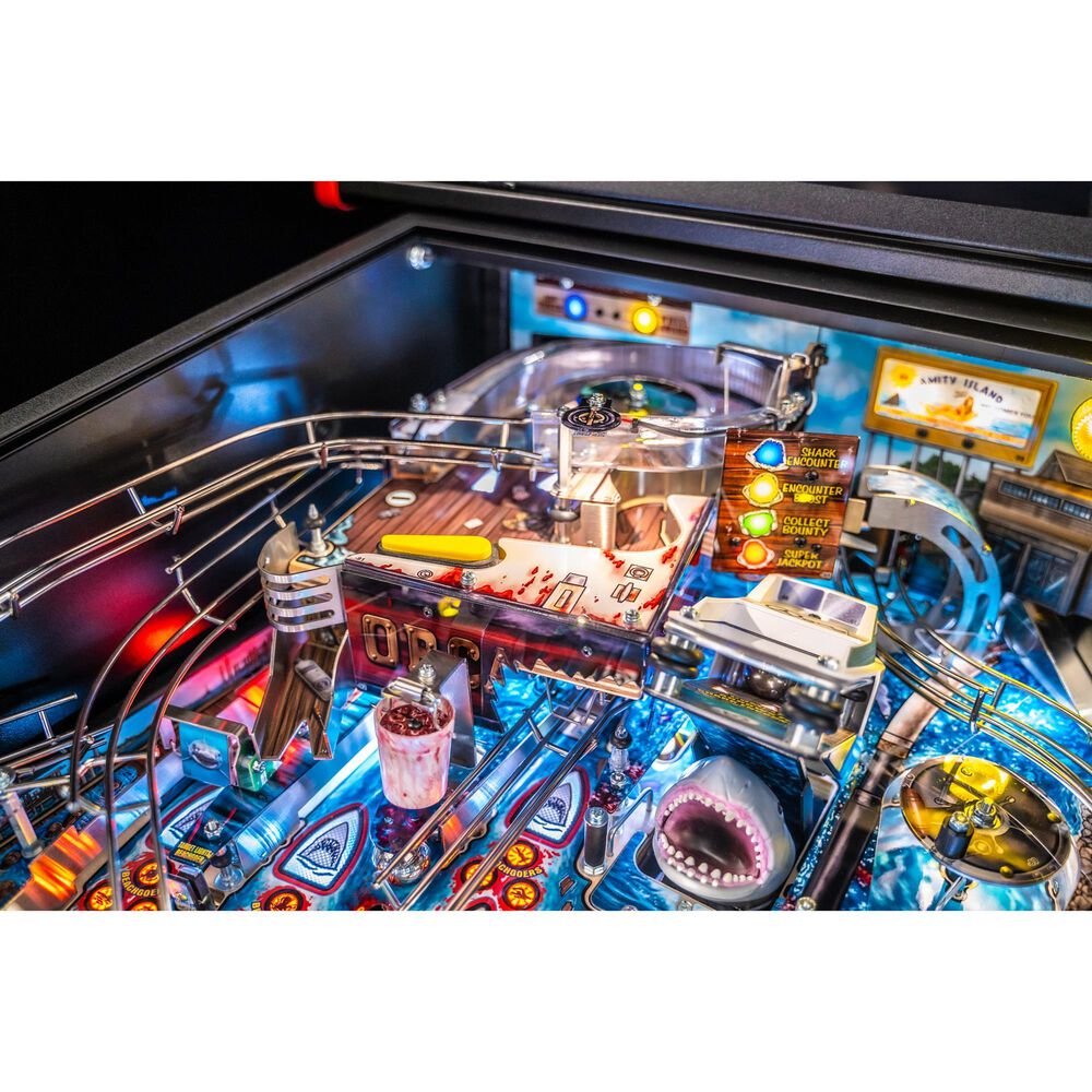 Stern Pinball Jaws Pro Premium Edition Pinball Machine, , large
