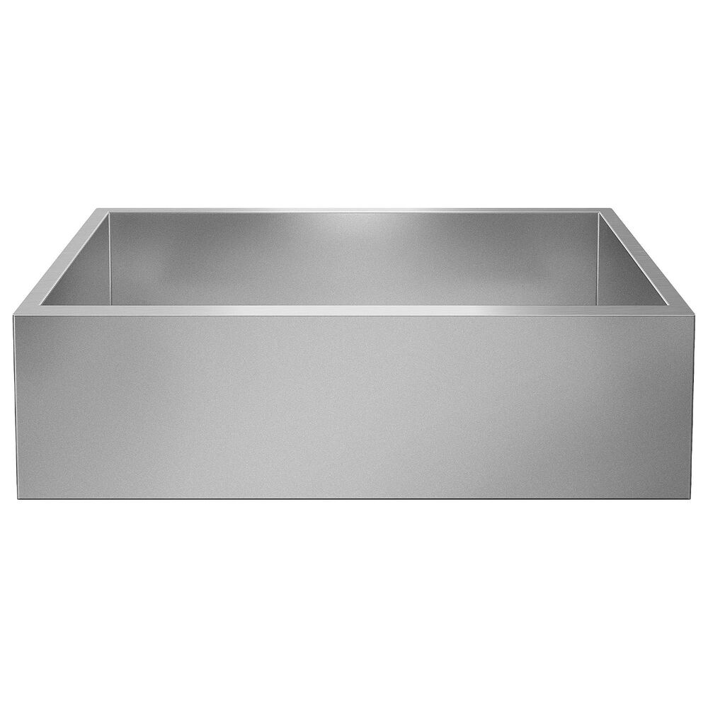 Blanco Precision 32" R0 Durinox Apron Super Single Farmhouse Sink in Satin Brushed, , large