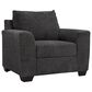 Ashley Loreo Arm Chair in Ebony, , large