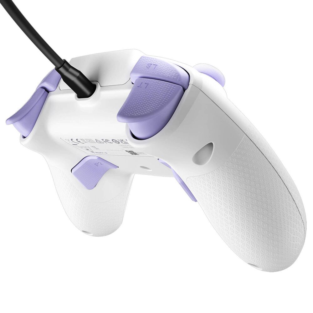 Turtle Beach REACT-R Wired Gaming Controller for Xbox Series X|S/Xbox One in White and Purple, , large