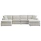 Ashley Modmax 4-Piece Sectional with Double Chaise in Oyster, , large