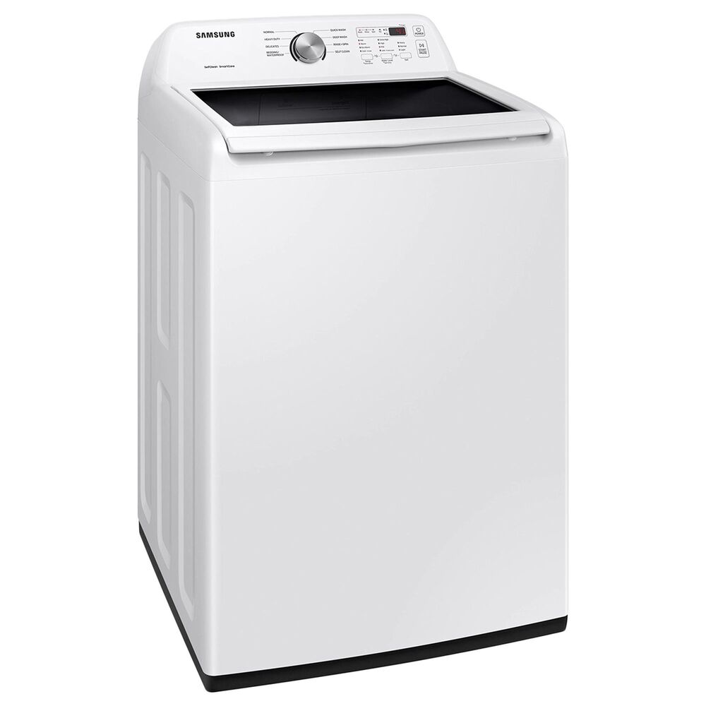 Samsung 4.5 Cu. Ft. Top Load Washer with Vibration Reduction Technology in White NFM