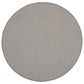 Nourison Courtyard Ivory and Charcoal 8" Round Indoor/Outdoor Area Rug, , large
