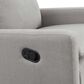 M Design Village Uptown Swivel Push Back Rocker Recliner in Gray, , large