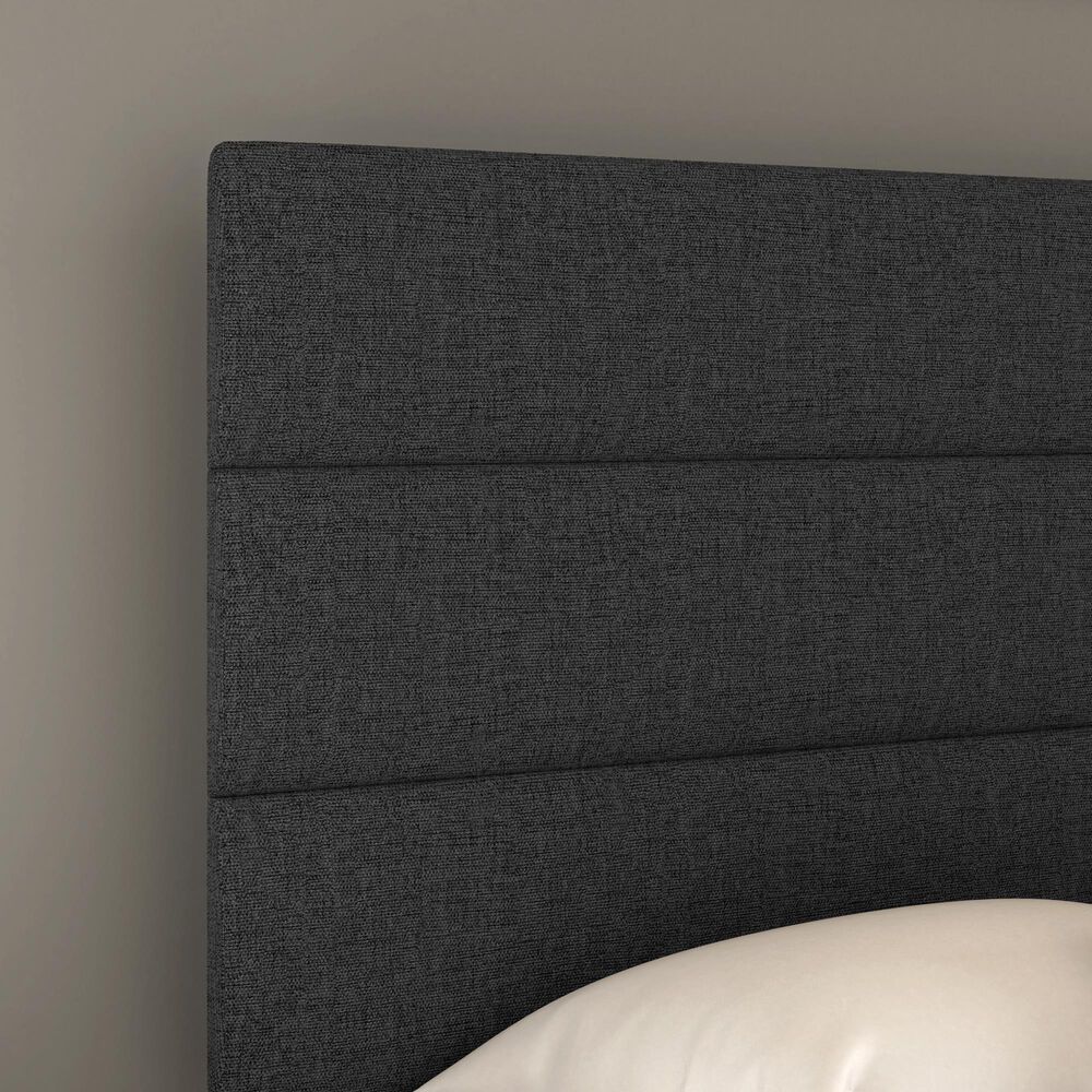 Accent Ravenna Full Upholstered Bed in Charcoal, , large