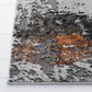 Safavieh Craft CFT820P 2"3" x 10" Grey and Orange Runner, , large