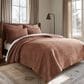Levtex Velvet Stitch 3-Piece King/California King Quilt Set in Rust, , large