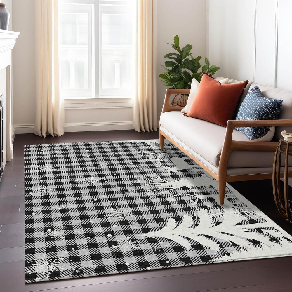 Dalyn Rug Company Wonderland WN32 5&#39; x 7&#39;6&quot; Gray Indoor/Outdoor Area Rug, , large