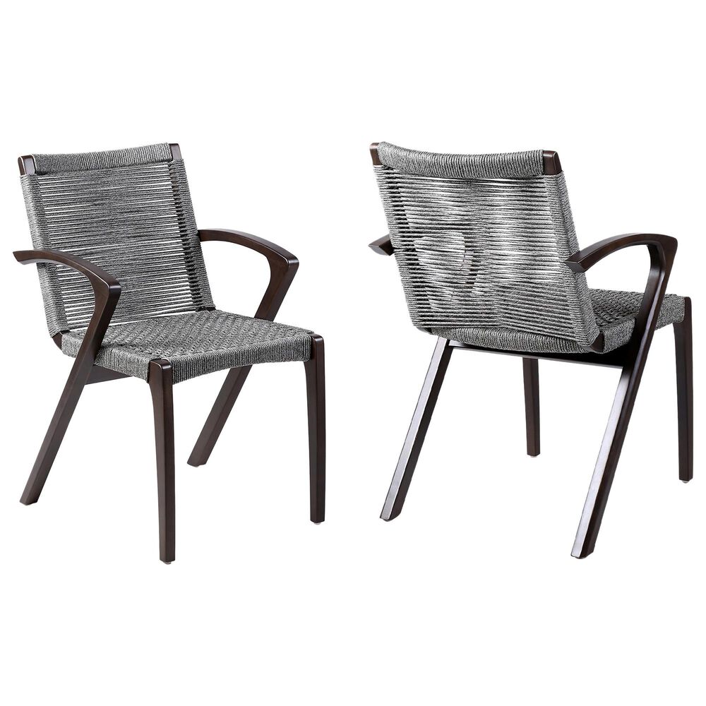Blue River Brielle Patio Dining Chair in Gray/Eucalyptus (Set of 2), , large