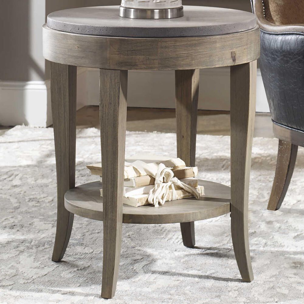 Uttermost Deka Accent Table in Beige , , large