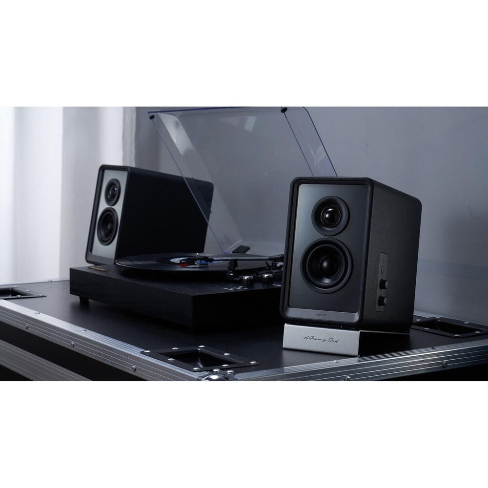 Edifier QR65 2.0 Hi-Res Audio Wireless Active Monitor Speakers Pair in Black, , large
