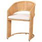 Baxton Studio Palm Arm Chair in Light Honey, , large