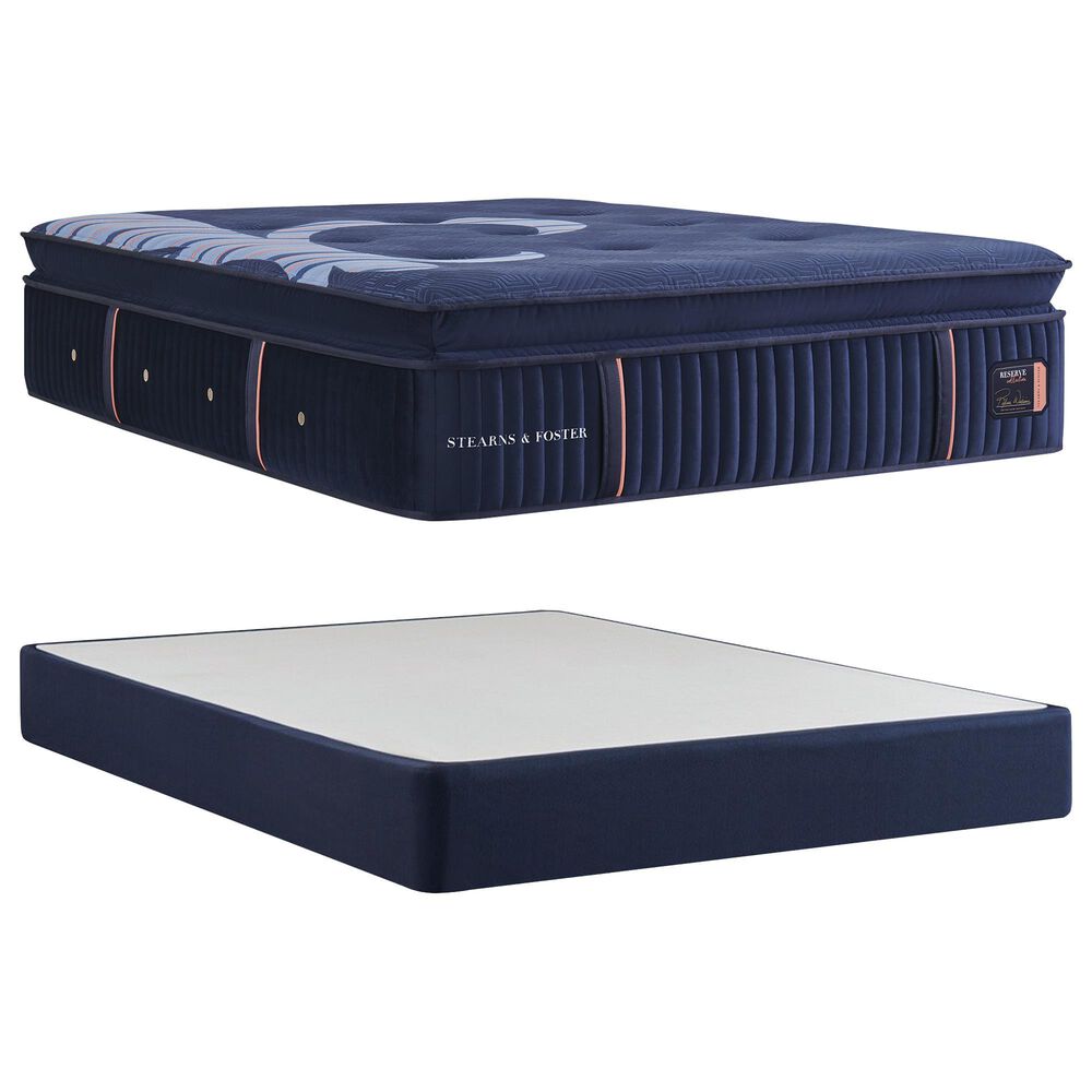 Stearns & Foster Reserve Soft Euro Pillow Top Twin XL Mattress with High Profile Box Spring, , large