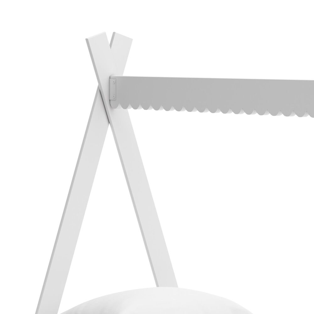 Ashley Hallityn Twin Tent Bed in Matte White, , large