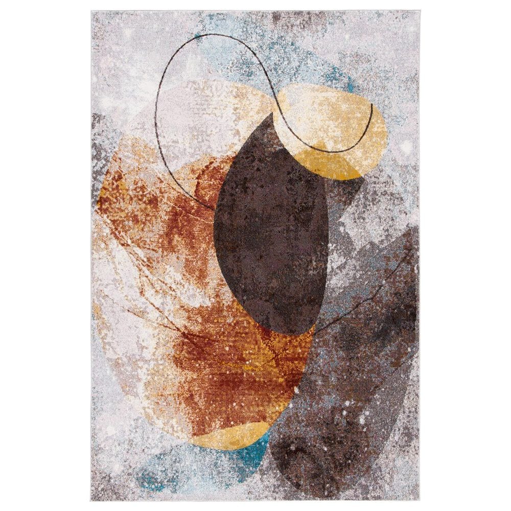 Safavieh Aria ARA180Q 5"1" x 7"6" Ivory and Red Area Rug, , large