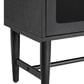 Slatehouse Linsey 6-Door Sideboard in Black and Clear, , large