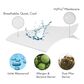 Malouf Five 5ided Smooth Queen Mattress Protector, , large