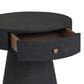 Four Hands Chiro 1 Drawer Nightstand in Black, , large