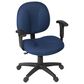 Regency Global Sourcing Comfort Series Swivel Computer Task Chair with Adjustable Arms in Navy Blue, , large