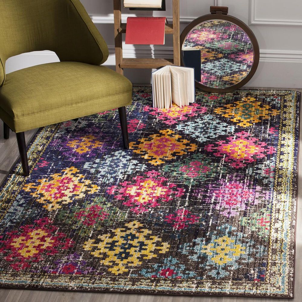 Safavieh Monaco MNC244F-3 3" x 5" Multi Area Rug, , large