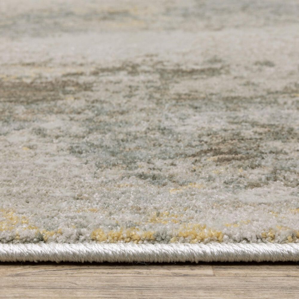 Oriental Weavers Mallory Beige and Yellow 7&#39;10&quot; x 10&#39;10&quot; Area Rug, , large