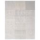 Nourison Brushstrokes 9" x 12" Silver and Grey Area Rug, , large