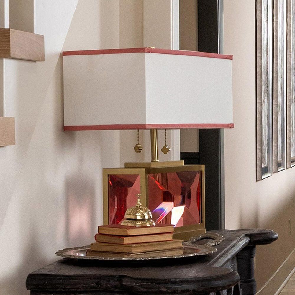 Flair Industries Celeste Table Lamp in Blush Gold, , large
