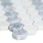 MS International Azula Sazi 1" Hexagon on 11" x 14" Marble Mosaic Sheet, , large