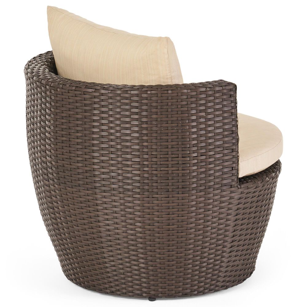 Noble House Kono 3-Piece Patio Chat Set in Brown, , large