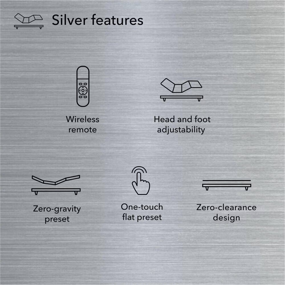 Serta Perfect Sleeper Select Fairacres Medium King Mattress with Serta Silver Baselogic Adjustable Base, , large