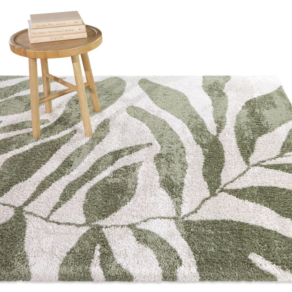 Balta Rugs Re_Lease Misan Green 5'3" x 7' Area Rug, , large