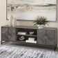 Ashley Treybrook Accent Cabinet in Distressed Gray and Black, , large