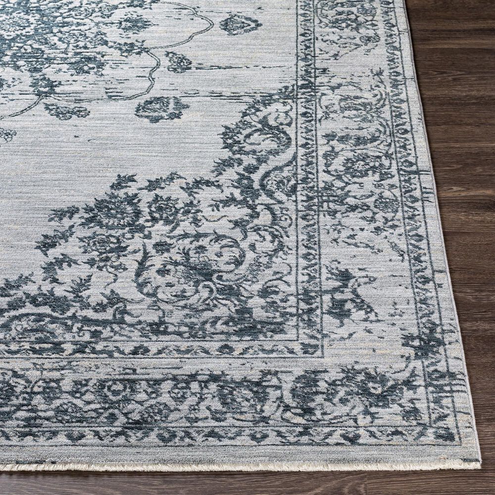 Surya Laila  2&#39;7&quot; x 4&#39; Navy, Teal, Light Gray, Beige, Taupe and Cream Area Rug, , large