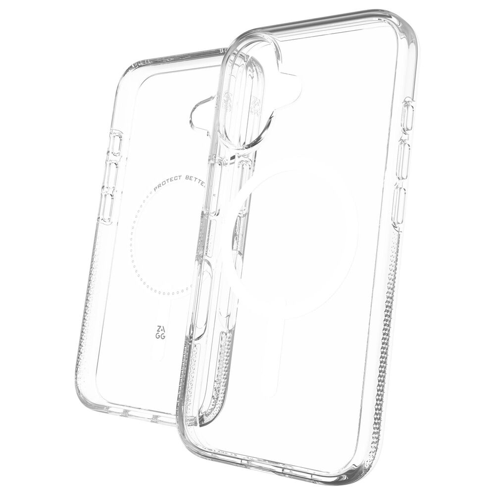 Zagg Crystal Palace Snap MagSafe Case for Apple iPhone 16 in Clear, , large