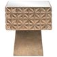 Zuo Modern Mayan Side Table in Bronze and Mirrored, , large