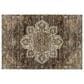 Dalyn Rug Company Silk Road Chocolate, Ivory, Gold, Copper, Gray and Taupe 1"8" x 2"6" Area Rug, , large