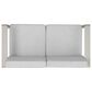 Linon Home Decor Karah 2-Seater Outdoor Sofa in Grey, , large