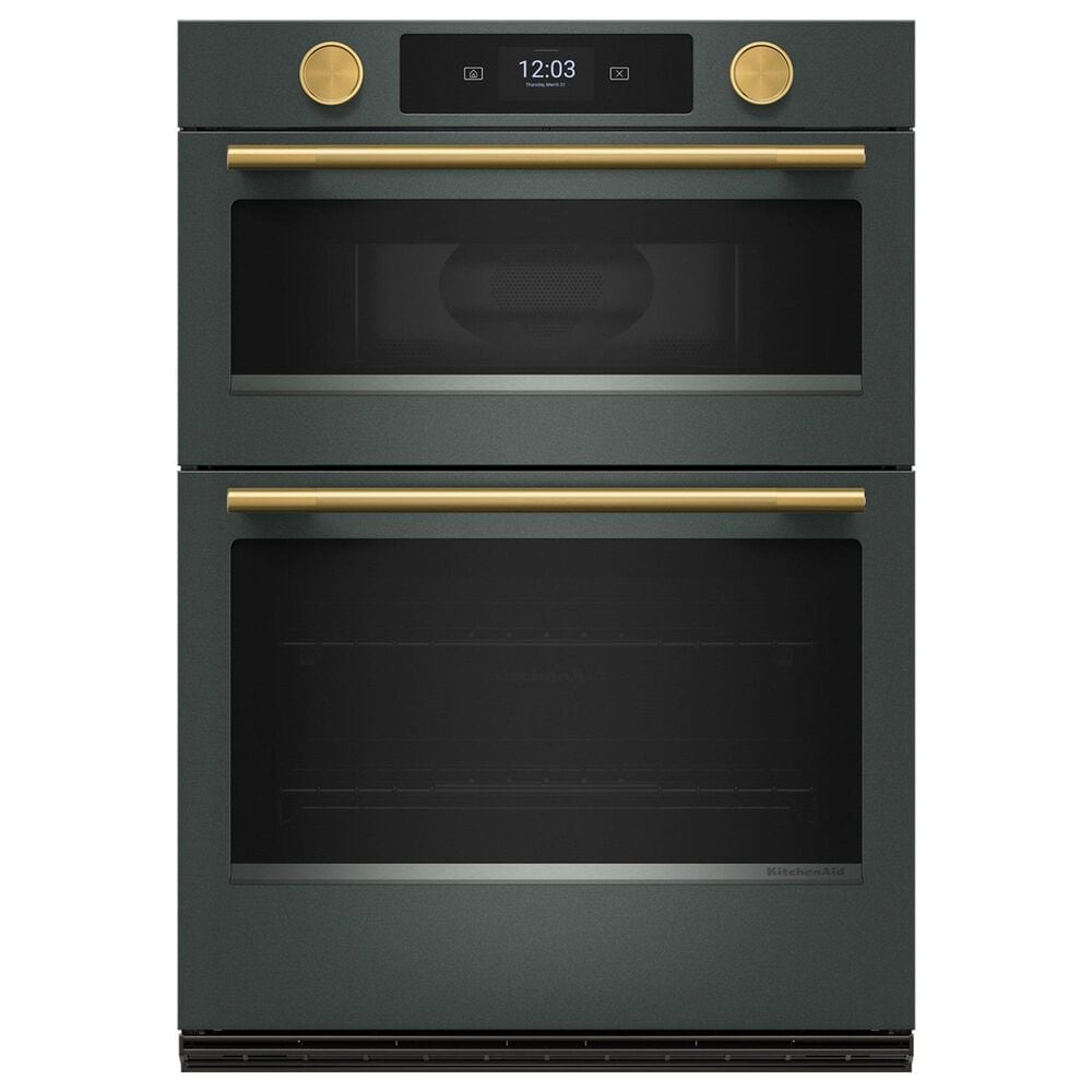 KitchenAid Handle and Knob Accessory Kit for 30&quot; Double Wall Oven and Microwave Combo Oven in Brass, , large