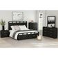 Mayberry Hill Ridgemont 4-Piece King Storage Bedroom Set in Black, , large