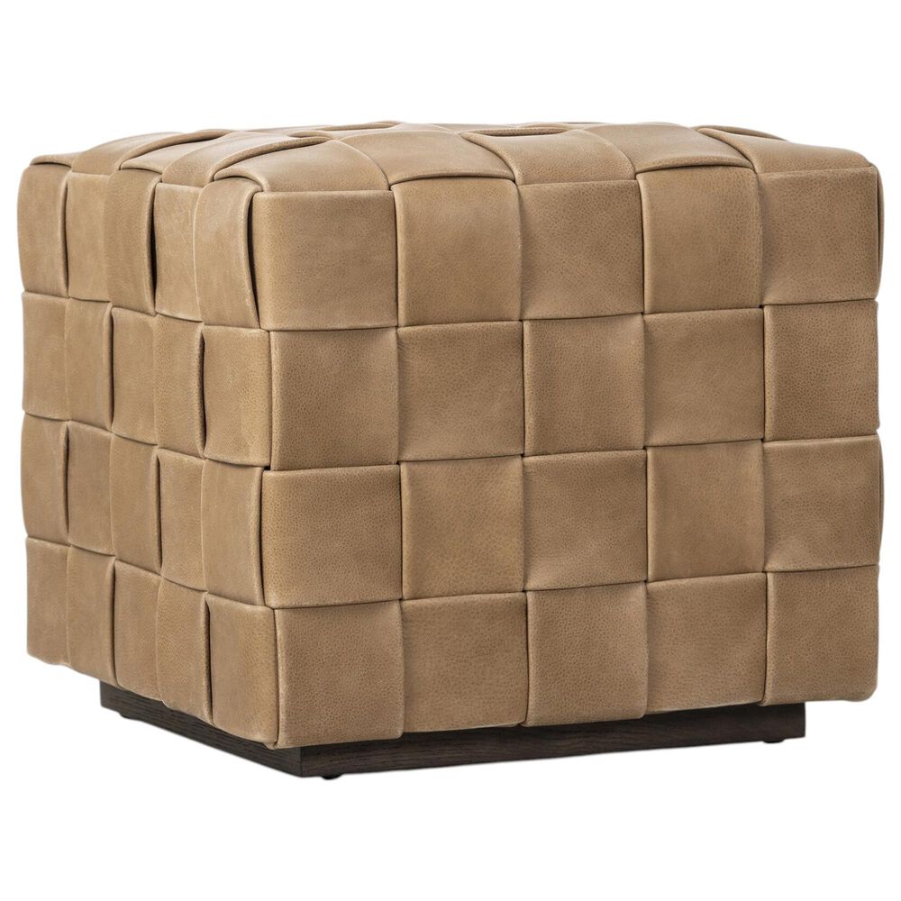 Four Hands Flores Ottoman in Palermo Drift, , large