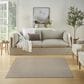 Nourison Courtyard Ivory and Silver 5" Square Indoor/Outdoor Area Rug, , large