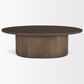 Mercana Terra Oval Coffee Table in Dark Brown, , large