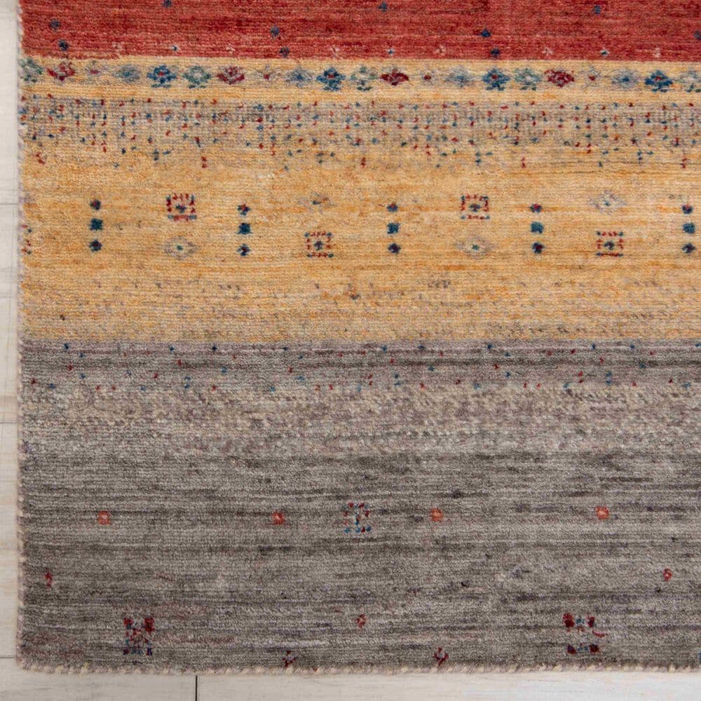 RIZZY Spectrum Gold, Rust, Gray, Blue, Cream, Beige and Green 2&#39; x 3&#39; Area Rug, , large