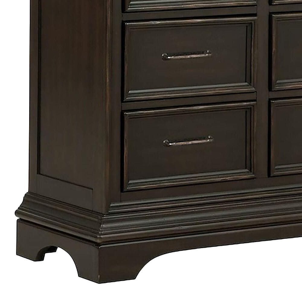 Chapel Hill Caldwell 3-Piece Queen Bedroom Set in Deep Brown, , large
